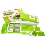 Nicer Dicer Plus – 12-Piece Multipurpose Food Chopper