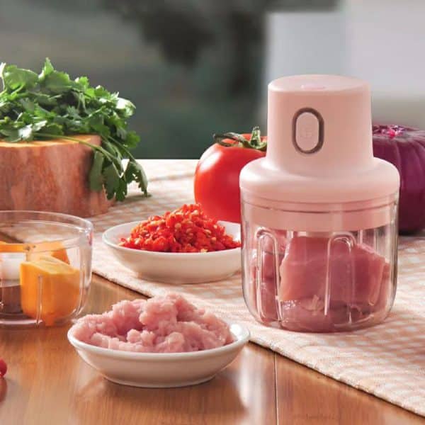 250ml USB Rechargeable Mini Garlic Chopper – Portable